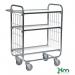 Konga order picking trolleys with adjustable shelves, H x W x L - 1120 x 470 x 815 with 3 shelves 387957