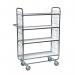 Konga order picking trolleys with adjustable shelves, H x W x L - 1590 x 470 x 1195 with 4 shelves 387961