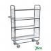 Konga order picking trolleys with adjustable shelves, H x W x L - 1590 x 470 x 1395 with 4 shelves 387962