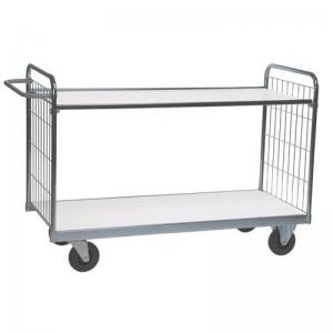 Konga large adjustable trolleys, x 650mm and 2 shelves 387963