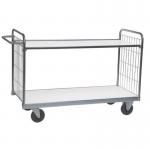 Konga large adjustable trolleys, 1200 x 650mm and 2 shelves 387964