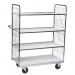 Konga large adjustable trolleys, 1200 x 650mm and 4 shelves 387966