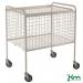 Wire basket trucks, painted white 387973