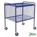 Wire basket trucks, painted blue 387974