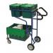 Slingsby order picking trolley with two shelf levels 387984