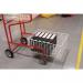 Slingsby standard large mailroom trolley with sliding basket 387997