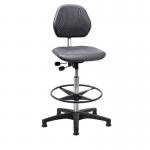 Comfort Chair - Plastic Base + Glides + Blk Footringadj Seat Height 64 - 90 cm 388032