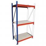 Heavy duty wide span racking with chipboard shelves - 500kg - Add on bays with chipboard shelves 388068