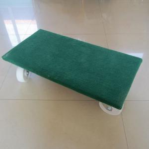 Image of Wooden Dolly With Carpet Covered Platfor