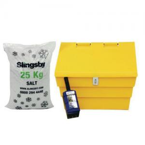 50L Basic salt and grit bin kit with locking lid 389116