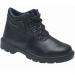 Black Dual Density Pu Boot With Steel Mi