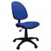 Single lever operator office chair, without arms, blue 389294