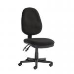 Twin lever operator office chair, without arms, black 389297