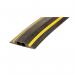 Hi-vis Industrial cable protectors - 2 x 23mm circular channels 389556