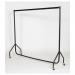 Black Heavy Duty Clothesrail 2 Ft Long X 5 Ft High 389562