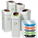 Cardboard recycling bins - 5 pack 389627