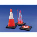 Space saving collapsible traffic cone 389635