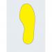 Floor Signal Yellow Markersfeet 300 X 100 mm Pk 10 (5 Left5 Right) 389724