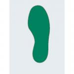 Floor Signal Green Markersfeet 300 X 100 mm Pk 10 (5 Left5 Right) 389726