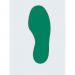 Floor Signal Green Markersfeet 300 X 100 mm Pk 10 (5 Left5 Right) 389726