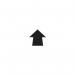 Warehouse Floor Signals Pack of 100 Arrow Shape 90 mm Diblack 389729