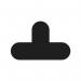 Warehouse Floor Signals Pack of 10 T Shape 200 X 300 Mmblack 389732
