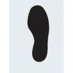 Floor Signal Black Markersfeet 300 X 100 mm Pk 10 (5 Left5 Right) 389733