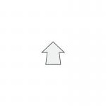 Warehouse Floor Signals Pack of 100 Arrow Shape 90 mm Diwhite 389735
