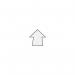 Warehouse Floor Signals Pack of 100 Arrow Shape 90 mm Diwhite 389735