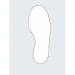 Floor Signal White Markersfeet 300 X 100 mm Pk 10 (5 Left5 Right) 389739