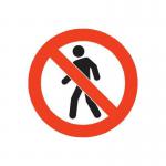 Floor Marker 430 mm No Pedestrians 389741