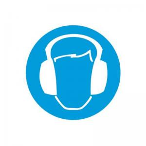 Floor Marker 430mm Ear Protection Symbol 389743