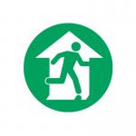 Floor Marker 430 Mmfire Exit Symbol 389745