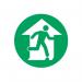 Floor Marker 430 Mmfire Exit Symbol 389745