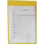 Magnetic Yellow Documentpocket Id 215 X 160 mm 389789