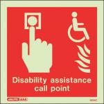 Disability Assistancecall Point Sign 389809