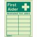 Nominated First Aiders Sign 389816