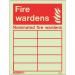 Nominated Fire Wardens Sign 389817