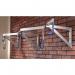 Wall mounted cycle hook rack - 6 bike capacity 389871