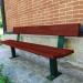 Wood and steel bench seat 389878