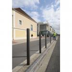 Dome top steel bollards 60mm dia. galvanised 389900