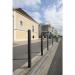 Dome top steel bollards 60mm dia. grey 389902