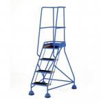 Classic Bs Range Spring Loaded Mobile 4 Treadstep Anti-slip Treads - Blue 389914