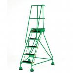 Classic Bs Range Spring Loaded Mobile 5 Tread Step Ribbed Rubber Treads - Green 389920