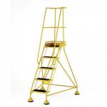Classic Bs Range Spring Loaded Mobile 5 Treadstep Anti-slip Treads - Yellow 389940
