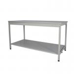 Mailroom Workbench Open 840 X 1830 X 750 with Steel Lower Shelf 389960