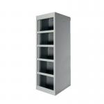 Post Box Lockers 5 Comp Grey Without Doors 389972