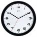 Budget wall clock Black 390164