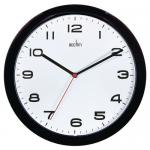 Budget wall clock Black 390164