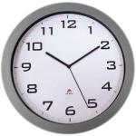 Large &Ntilde;38Cm  Silent Quartz Clock - Silve